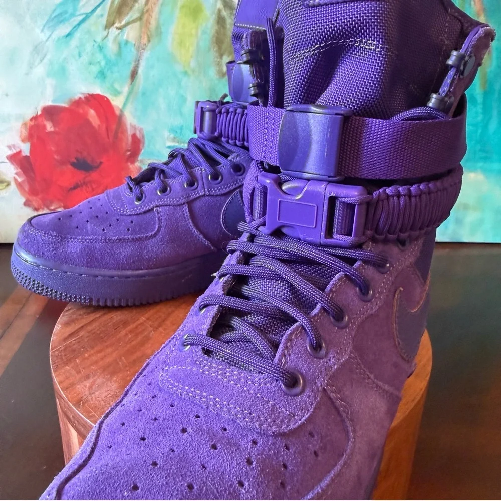 Nike SF Air Force 1 High Court Purple 864024-500 Men's Shoes Size 8.5